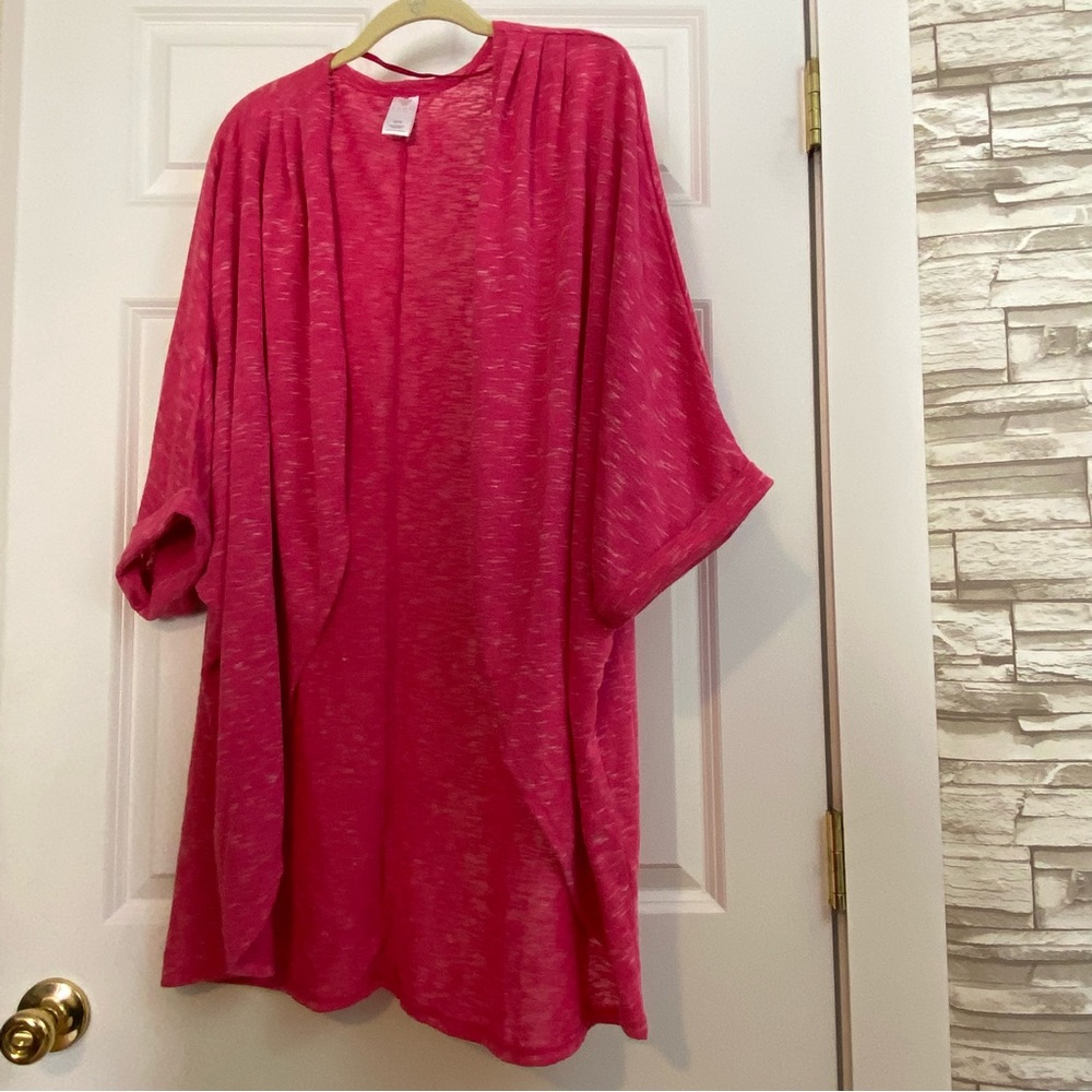 Livi short sleeve open front cardi
